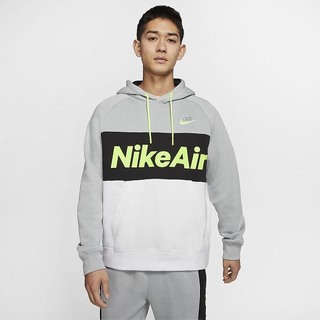 Hanorace Nike Air Fleece Pullover Barbati Gri Deschis Negrii Albi | XSGJ-49381